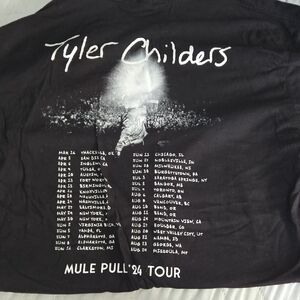 Next Level Apparel Black Graphic Tee with Care Tag